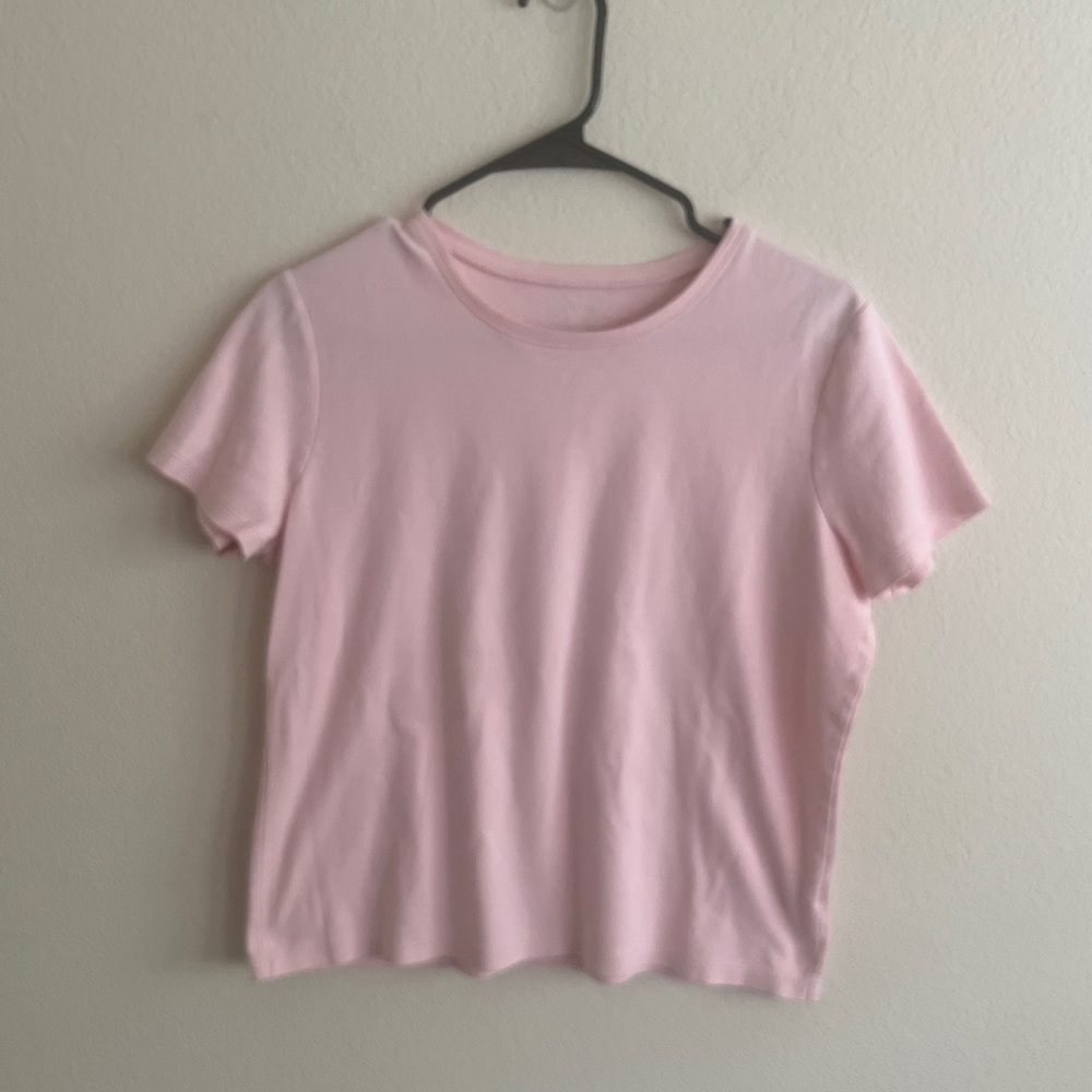 L.L.Bean Pink T-Shirt 100% Cotton Size Medium